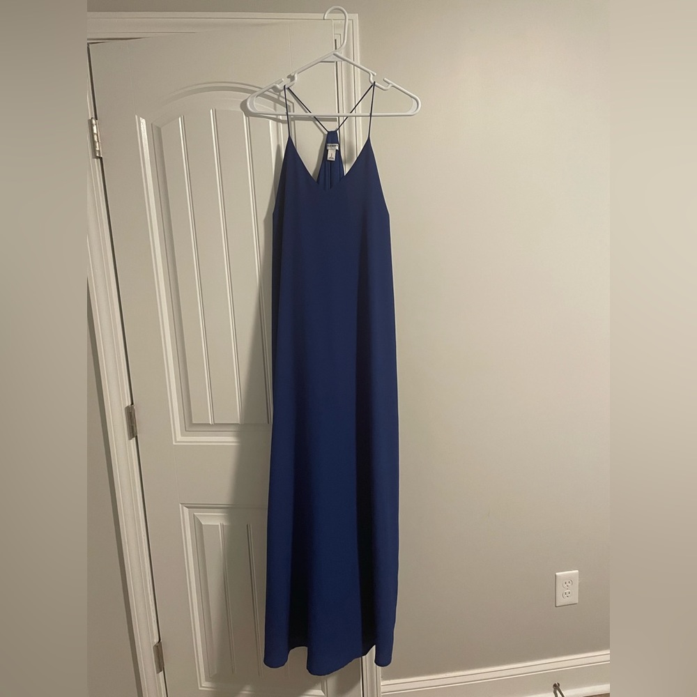 Blue maxi dres